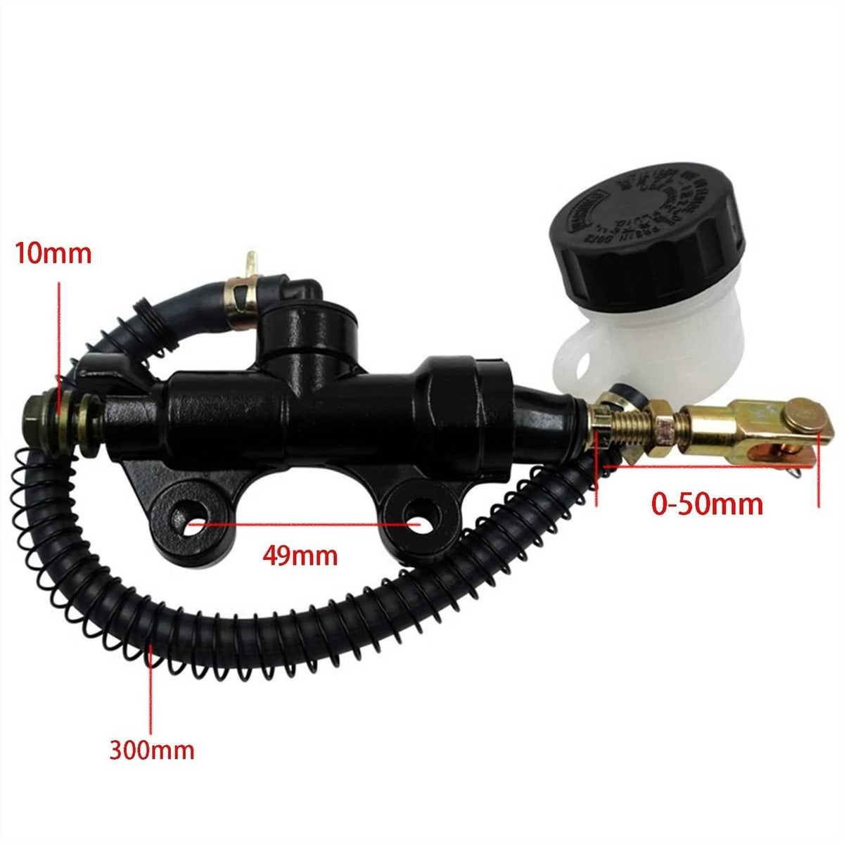 Solidspare Rear Brake Master Cylinder Pump For Kawasaki Vulcan 900 1500 1600 1700 2000