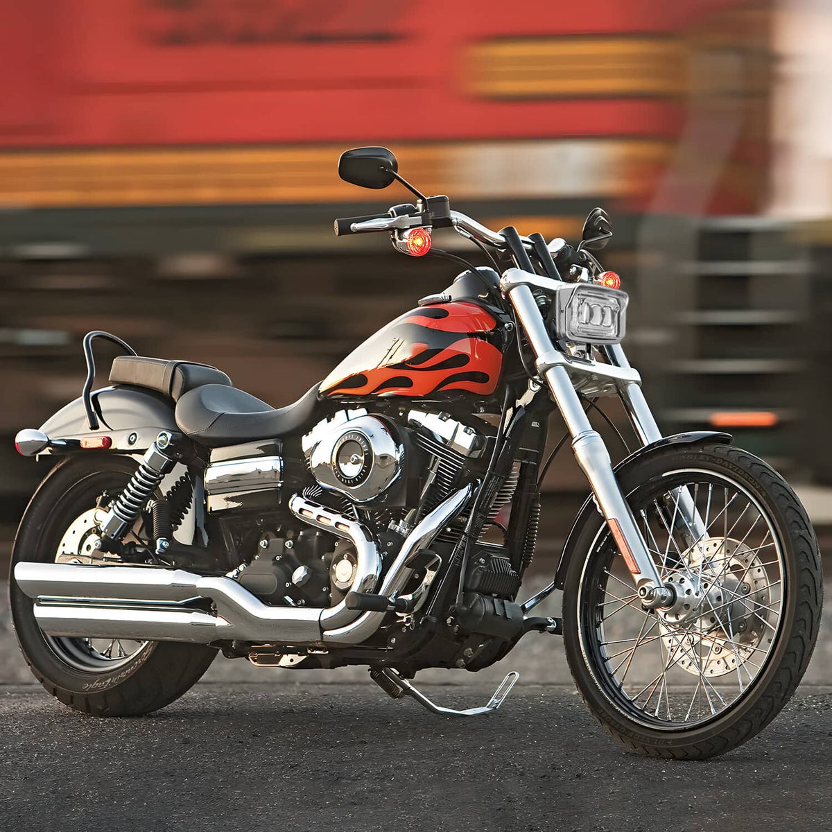 Solidspare Squared LED Headlight with Hi/Lo Beam For Harley Honda Chopper Bobber Custom