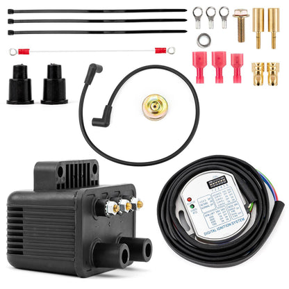 Solidspare US 53-660  Single Fire Programmable Ignition Kit For Big Twin Evo 53-644