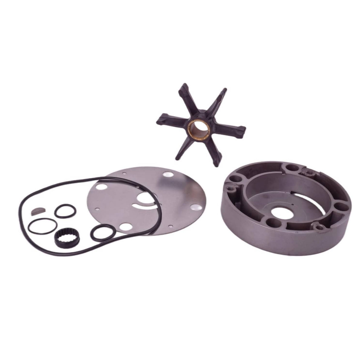 Solid Spare Water Pump Impeller Rebuild Kit w/Housing OMC Stringer 1969-1985 983218 0983218