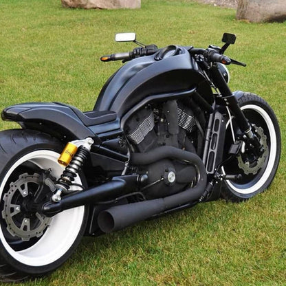 Solidspare Black Motorcycle Mirrors For Harley Touring Road King Street Glide Softail Dyna
