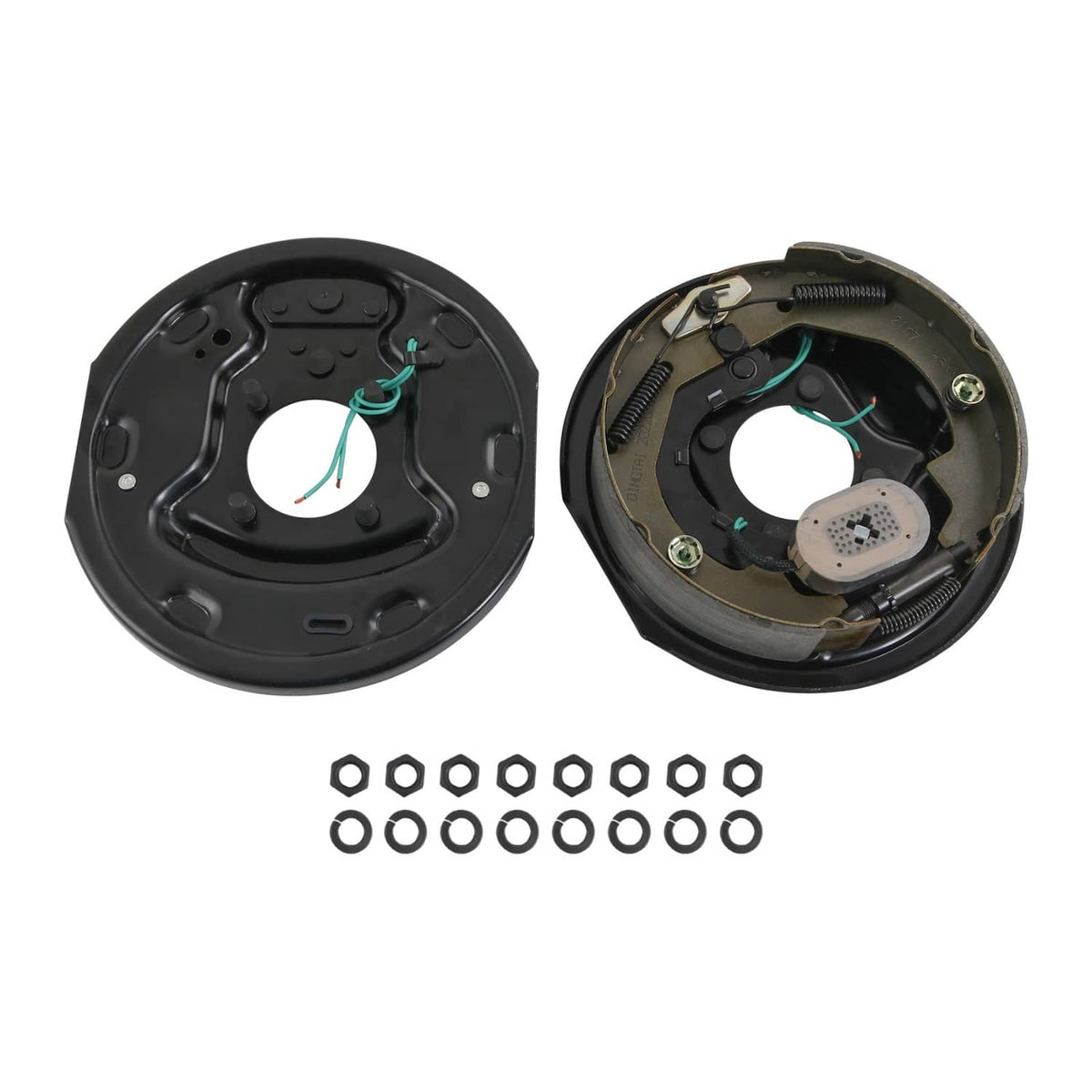 Solidspare 5 on 4.5 Trailer Hub Drum with Electric brakes 10"X2-1/4" Kits For 3500 lbs axle