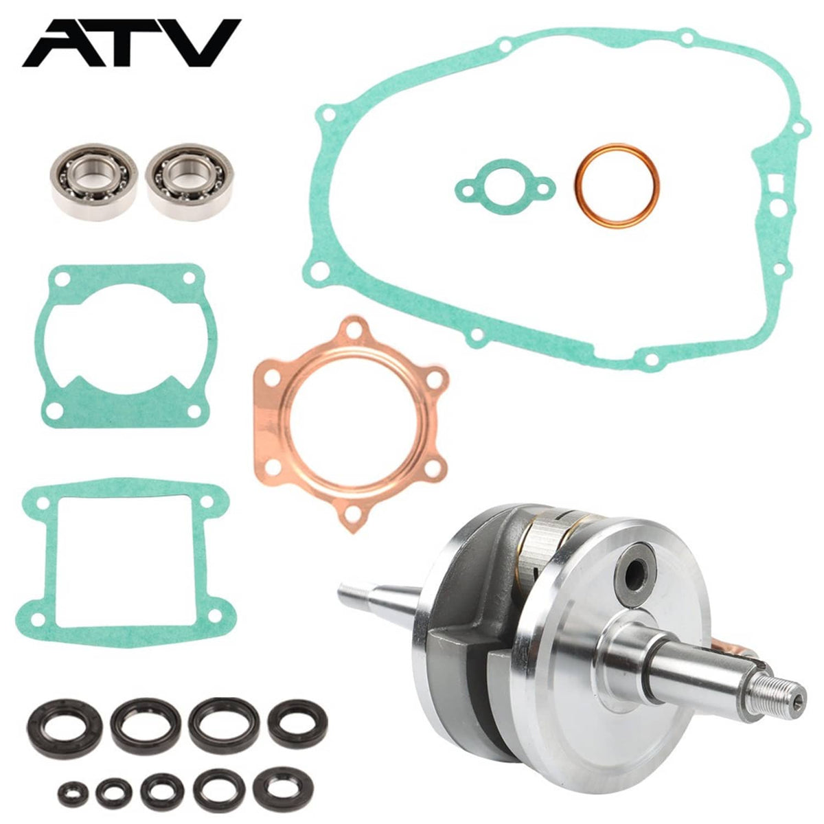 Solidspare Crankshaft Bottom End Rebuild Kit For Yamaha Blaster 200 YFS200 1988-2006