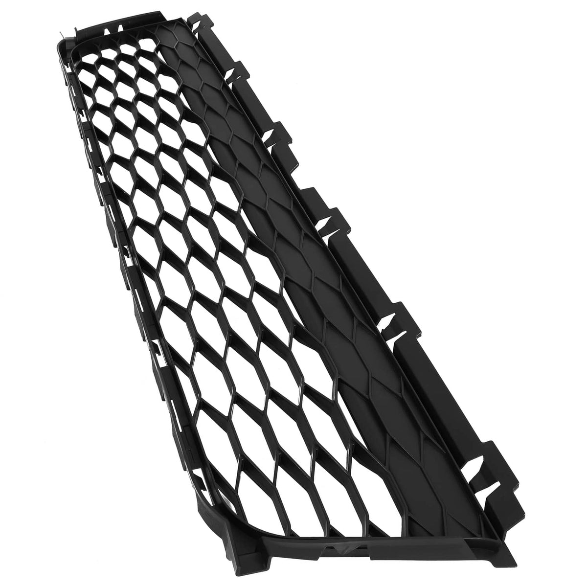 Solid Spare For Ford Explorer 2016-2019 Front Bumper Lower Grille Black Plastic Insert
