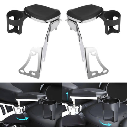 Solidspare Adjustable Passenger Armrests for Harley Touring Electra Road Glide 1997-2013