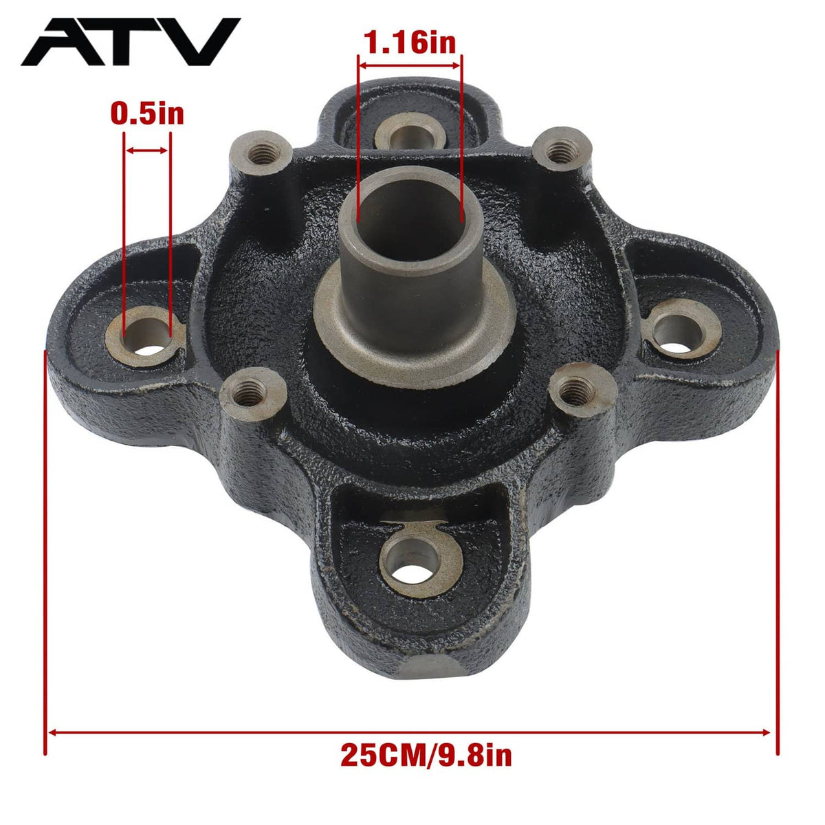 Solidspare Rear Wheel Hub & Bearing Kit For Polaris Ranger XP 900/Crew XP 900 2013-2019 2X