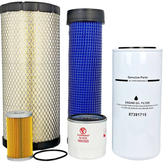 Solid Spare Maintenance Filter Kit Fit New Holland TT50A Primary Secondary Air Fuel HYD Oil