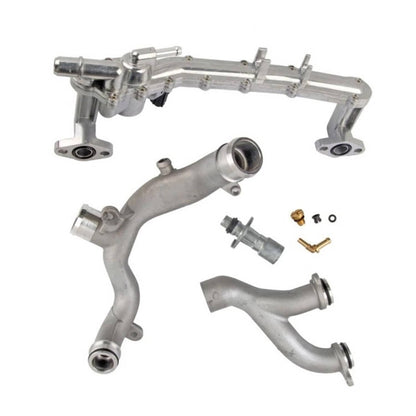 Solidspare New Upgraded Metal Coolant Water Pipe System Kit For Land Rover Jaguar 5.0L