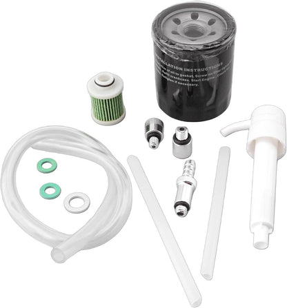 Solid Spare Outboards 100 Hour Oil Maintenance Kit for Suzuki DF 150 175 200 HP 15412-92J00
