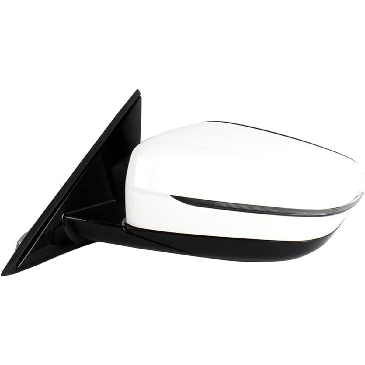 Solidspare Left Driver Side Mirror w/Blind Spot White For 2019-2023 BMW 320i 330i 330e