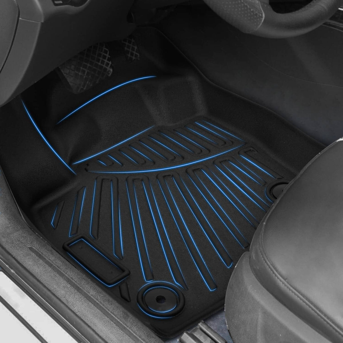 Solidspare Car Floor Mats & Cargo Liner for 2015-2025 Ford Edge TPE All Weather Rubber New