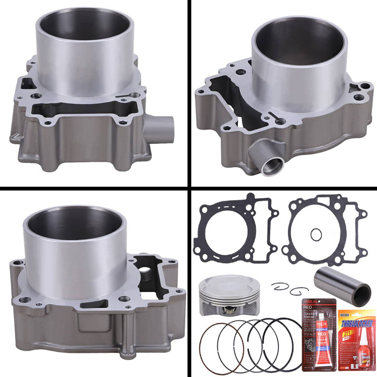 Solidspare For 2014-2021 Polaris Ranger 570 99mm Top End Rebuild Kit Cylinder Piston Gasket