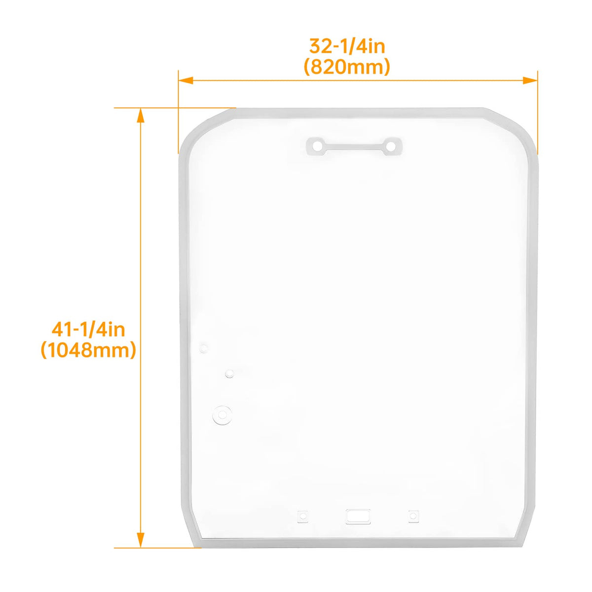 Solidspare For Kubota Skid Steer SVL65 SVL75 SVL90 SVL95 Tractor Loader Door Glass Window