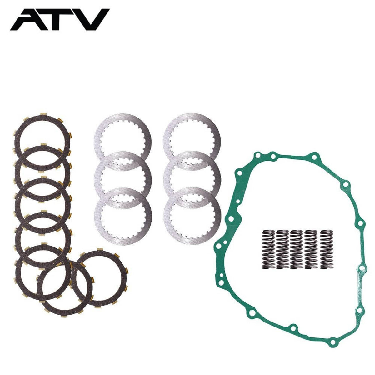 Solidspare Generic Clutch Kit Heavy Duty Springs & Cover Gasket For Honda Sportrax 400
