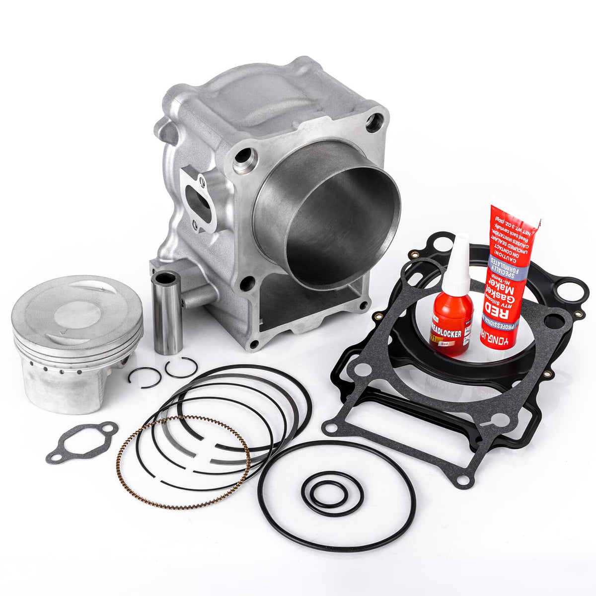 Solidspare New Cylinder Piston Gasket Top End Rebuild Kit for Yamaha Kodiak 400 Grizzly 400