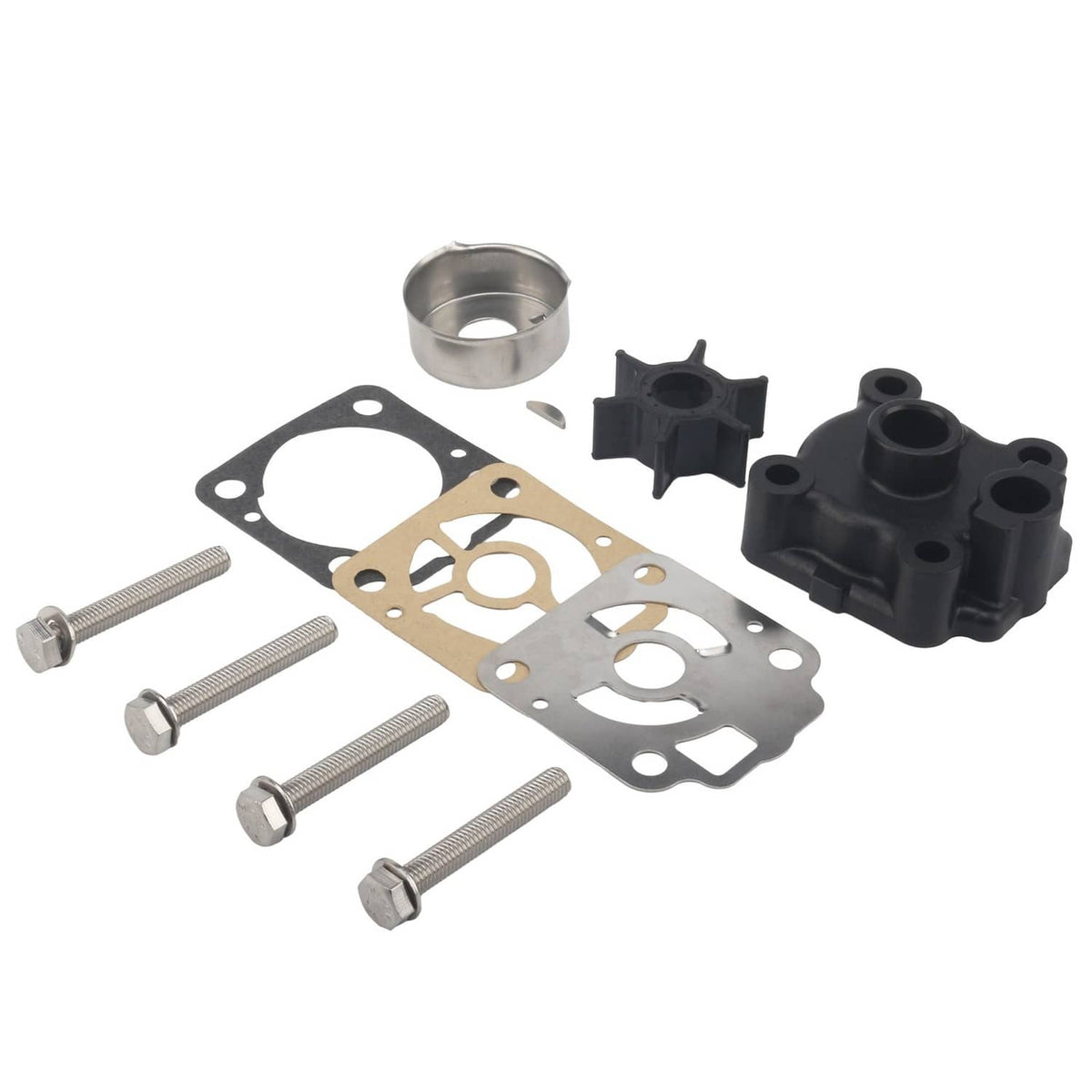 Solid Spare 3T5-87322-3 Nissan Tohatsu Outboard Water Pump Impeller Repair Kit with Housing