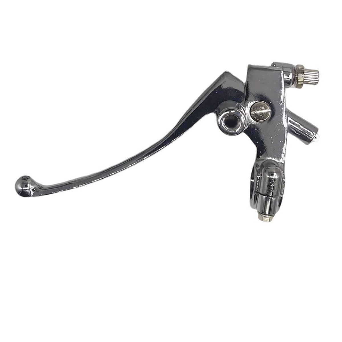Solidspare US Left Handle Clutch Lever Perch For Honda CB650 CB650SC CB750 70s 80s （Silver）