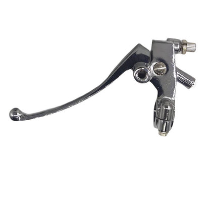 Solidspare US Left Handle Clutch Lever Perch For Honda CB650 CB650SC CB750 70s 80s （Silver）