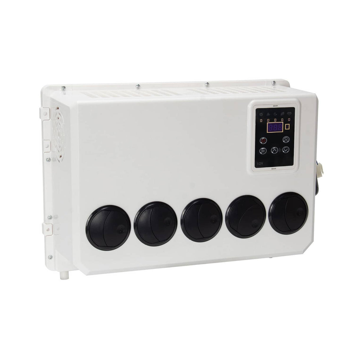 Solidspare 12000BTU 12V Truck Cab Air Conditioner Split AC for Semi Trucks Bus RV Caravan