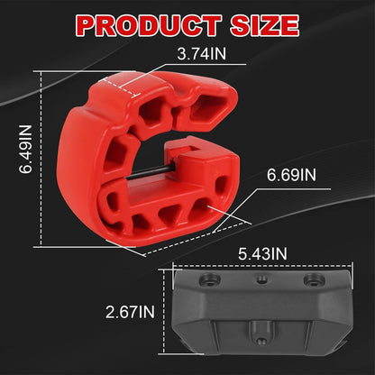 Solidspare 2X Anti Crash Buffer Bumpers Fenders For Sea-Doo GTX FishPro 295100729 295100418