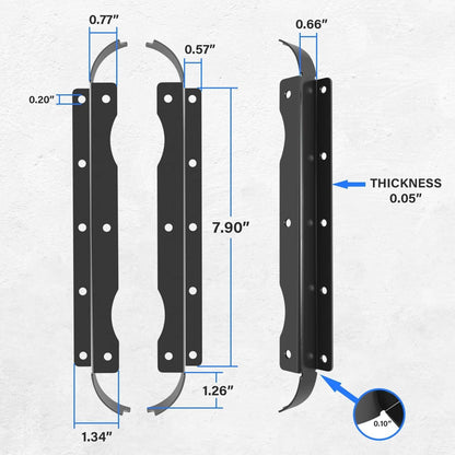 Solidspare 000-12602-001 Flush Mount Bracket Replace for Lowrance SS3D & TTLSCN Skimmer