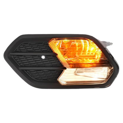 Solid Spare For 2017-2019 Ford Escape Kuga Pair Driving Fog Lights Turn Signal Lamps w/Cover