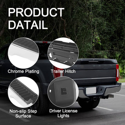 Solidspare Rear Step Bumper Assembly For 17-22 Ford F-250 F-350 Super Duty W/O Park Sensor