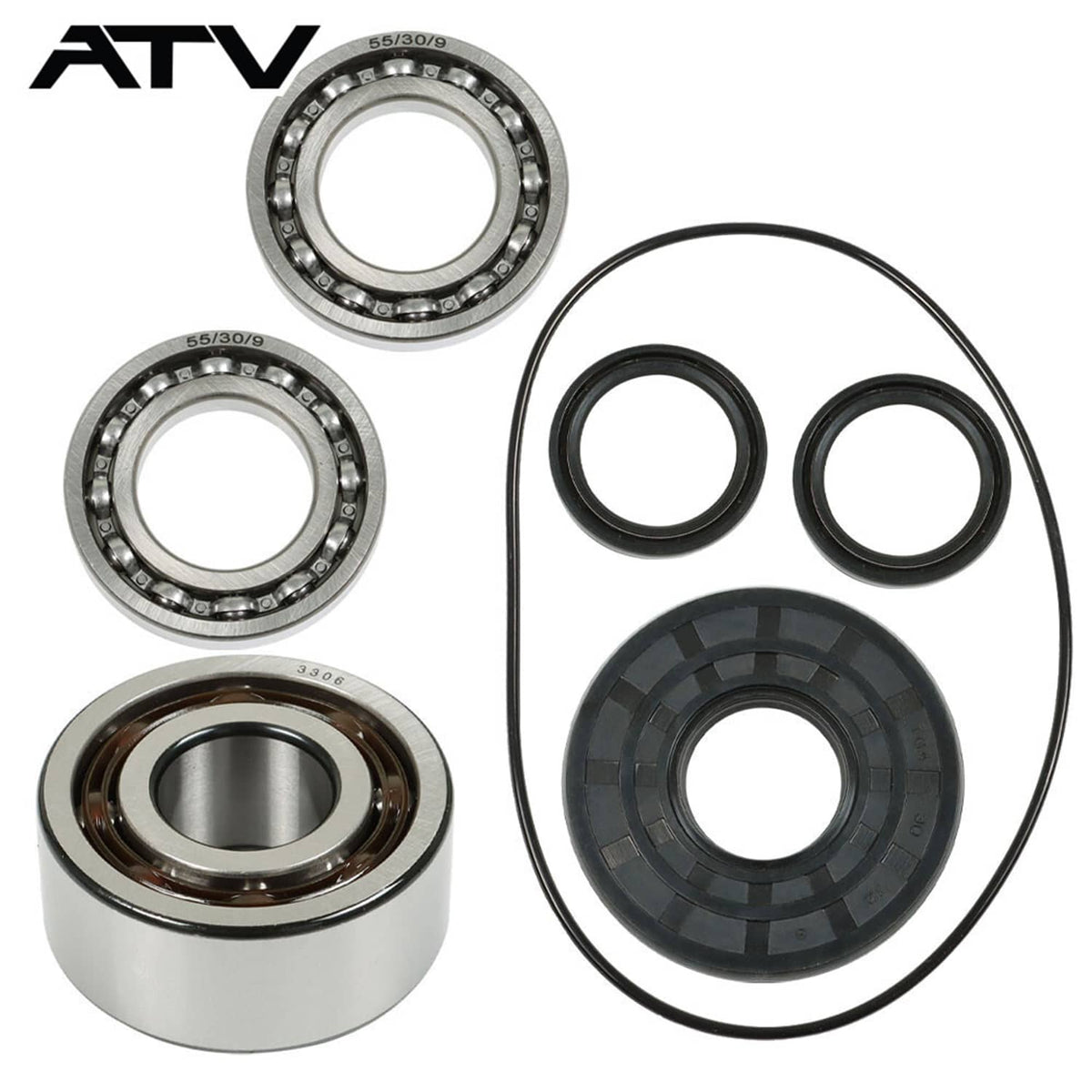 Solidspare For Polaris Ranger/RZR front differential bearing&seal kit 800/900/1000