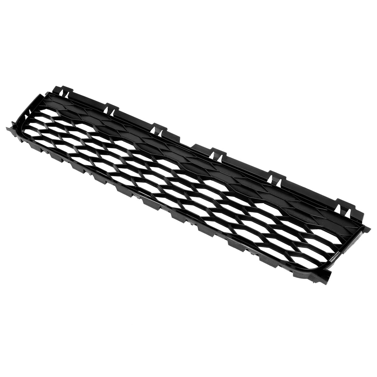 Solid Spare For Ford Explorer 2016-2019 Front Bumper Lower Grille Black Plastic Insert