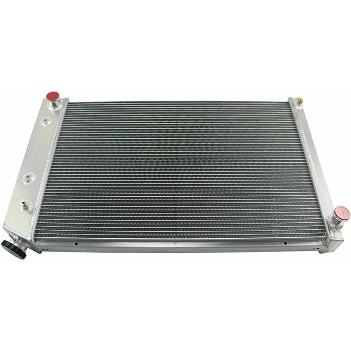 Solidspare 4 Row Radiator With 2Fan For 73-87 Chevy C/K C10 C20 K10 K20 GMC C/K1500 2500 V8