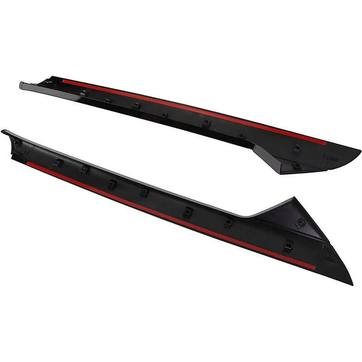 Solidspare Windshield Outer Trim Pillar Molding RH+LH Side Fit For 2011-2019 Ford Explorer