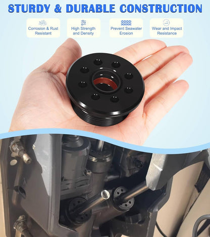 Solid Spare 64E-43821-01-00 Screw Trim Cap Cylinder W/Seal For Yamaha 115-250HP Outboard