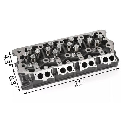 Solidspare 2x Cylinder Heads Powerstroke 6.4L Fit for 2008-2010 Ford F250 F350 F450 F550