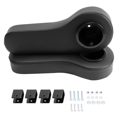 Solidspare Golf Cart Rear Arm Rest Armrest Cup Holder For EZGO/ Club Car/ Yamaha Universal