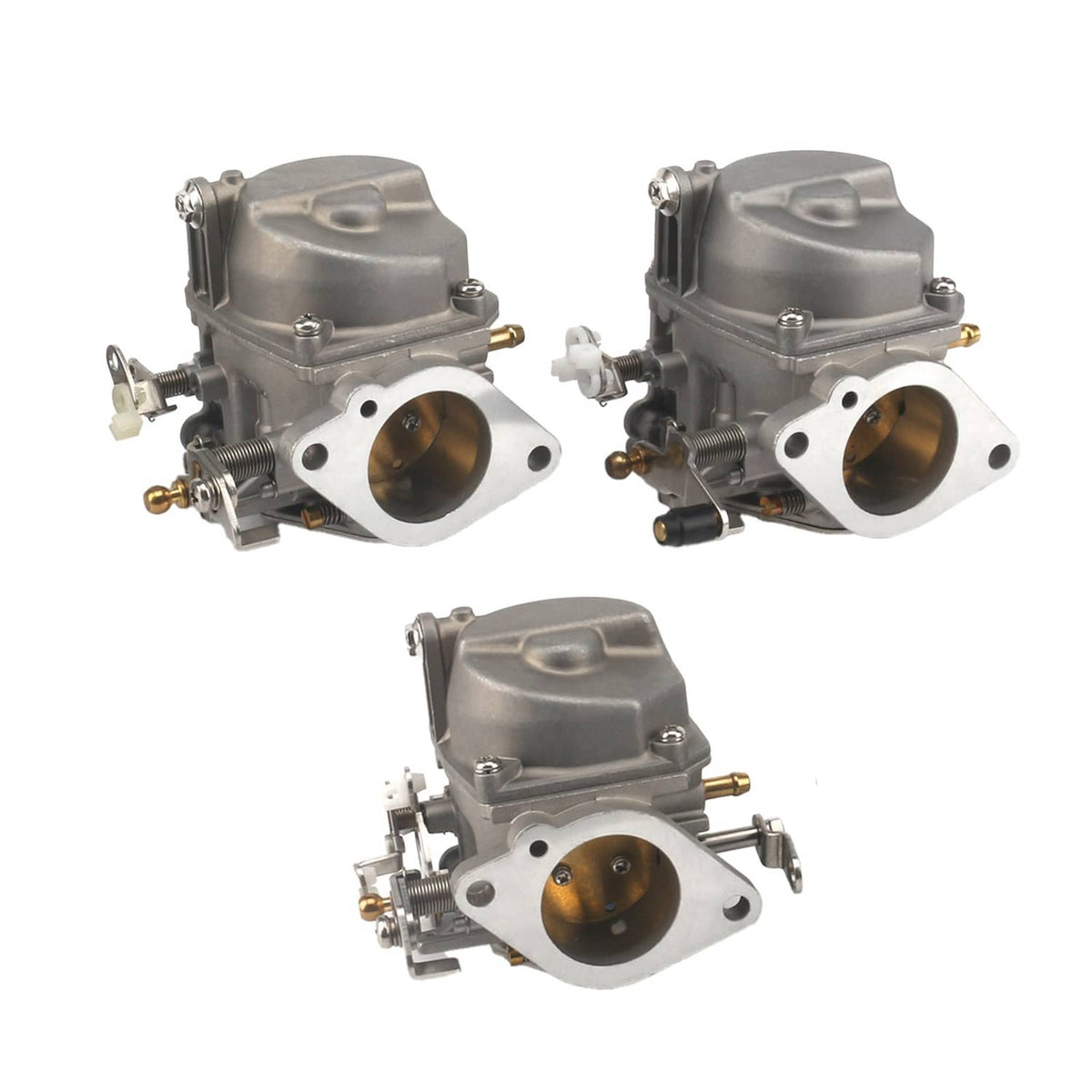 Solid Spare 6H1-14301/14302/14303 Carburetor Assy Set For Yamaha 90HP Outboard 6H1-14302