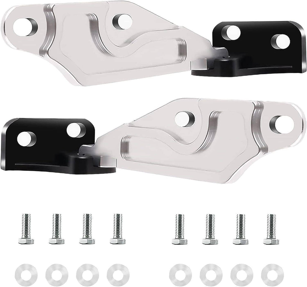 Solidspare Billet Aluminum Quick Release Hood Hinge Latch Set for 96-00 Honda Civic EK New