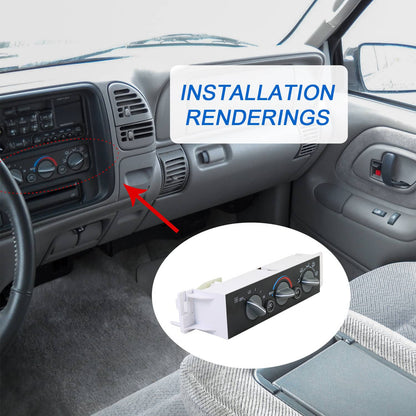 Solidspare A/C Heater Climate Control Switch Fits Chevy GMC C1500-C3500 K1500-K3500 Truck