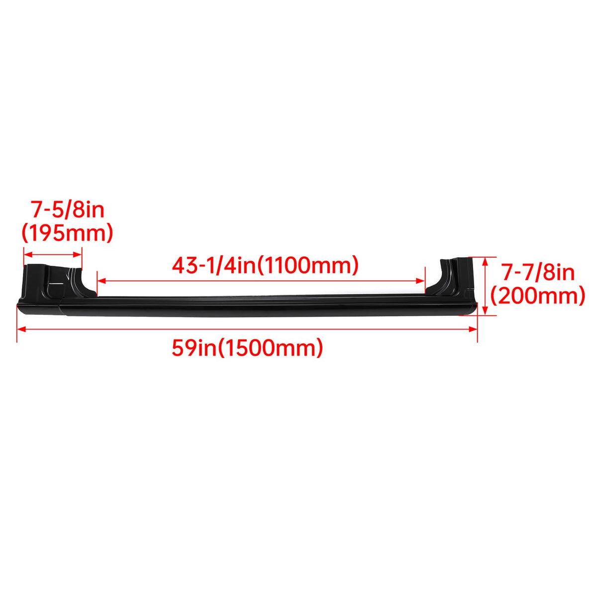 Solid Spare For Chevy Express 1500 2500 3500 Van 96-17 RH Cargo Door Rocker Panel #0812-112