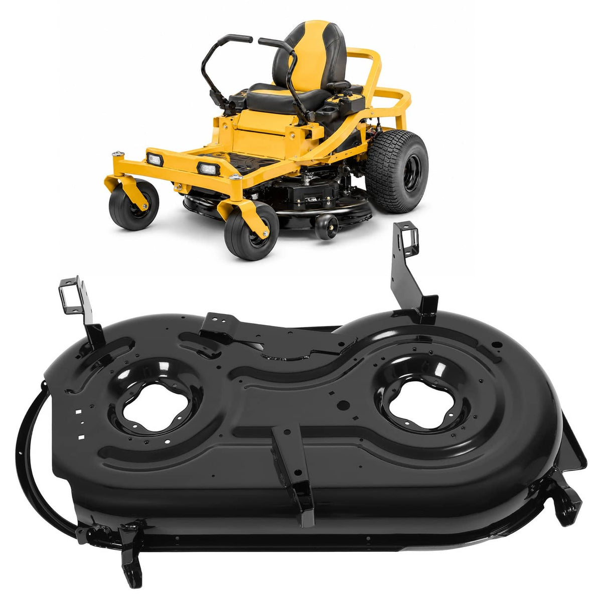 Solidspare Fits Cub Cadet ZT1-42 Zero Turn Lawn Mower 42" Mower Deck Shell #603P08691-0637