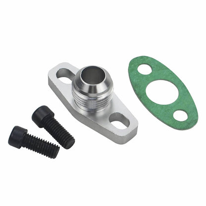 Solid Spare 10 AN Turbo Oil Drain Outlet Flange Adapter AN10 Fitting For T25 GT28 GT30 GT35