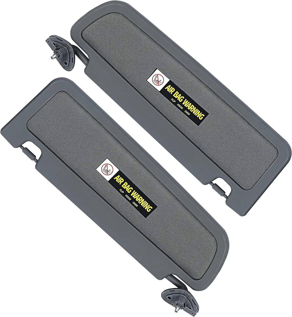 Solidspare Pair Sun Visor Dark Gray For 2006-2011 Honda Civic Visors Left & Right Visor Set