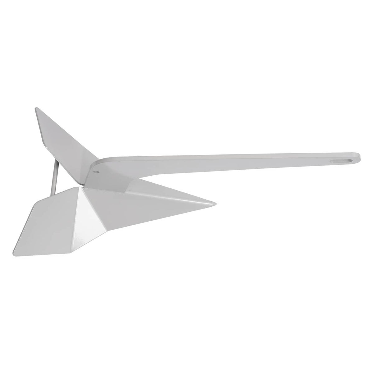 Solidspare Boat Triangular Anchor 35lbs Delta Style Wing Anchor Heavy Duty Steel Anchor