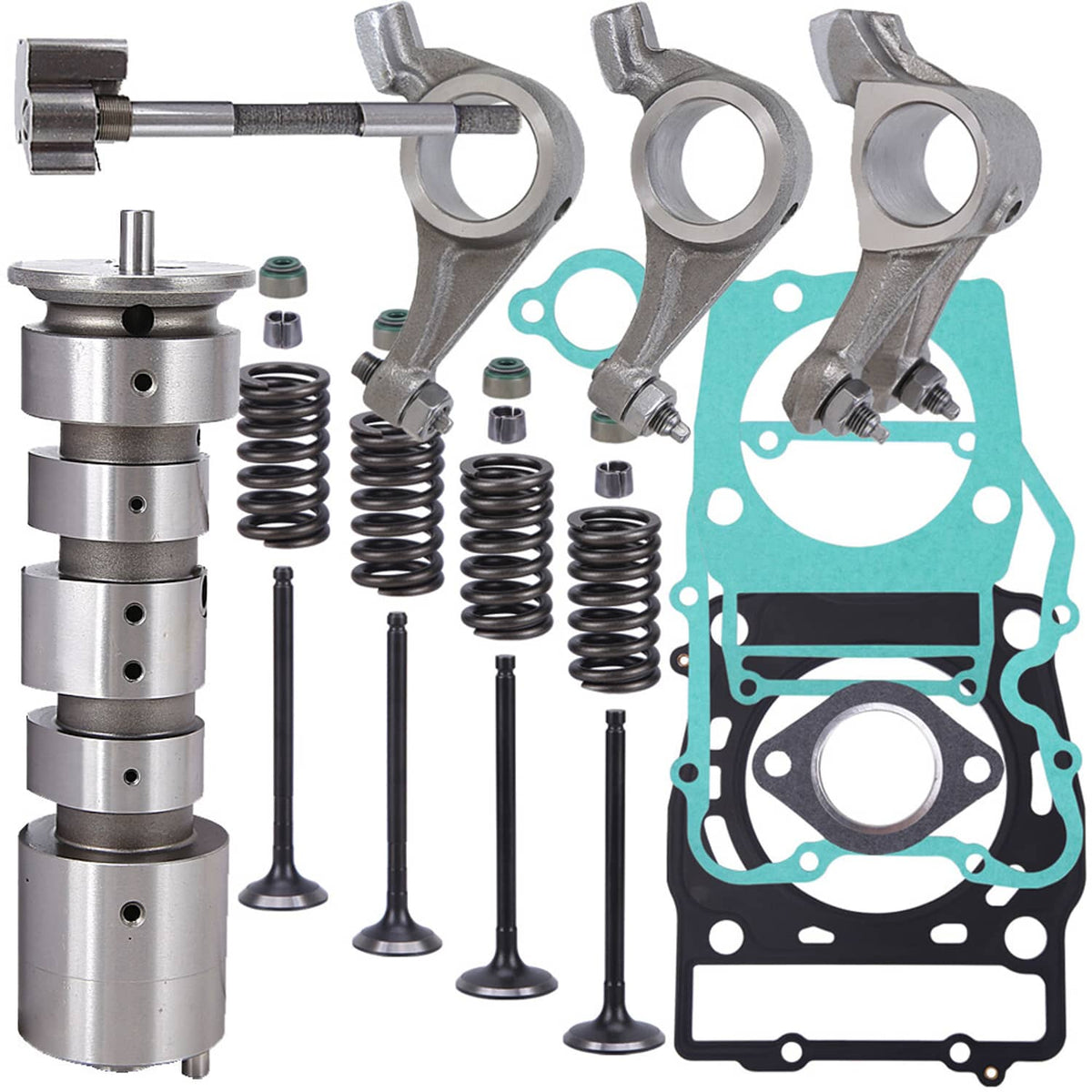 Solidspare Camshaft & Rocker Arm & Gasket Kit For Sportsman Scrambler Ranger Magnum 500