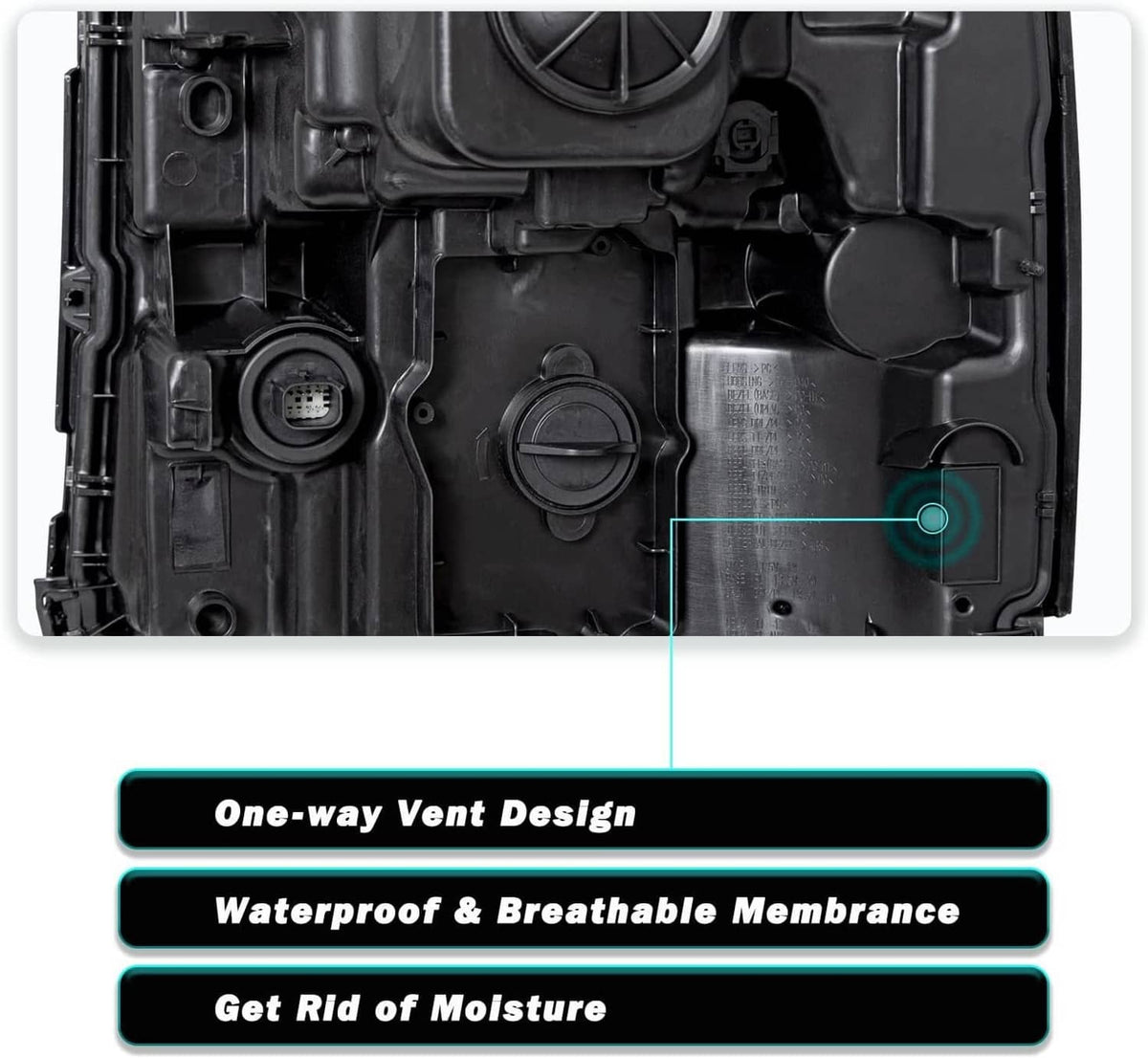 Solidspare Headlights Driver & Passenger Side For 16-18 Chevy Silverado HID/Xenon Headlamps