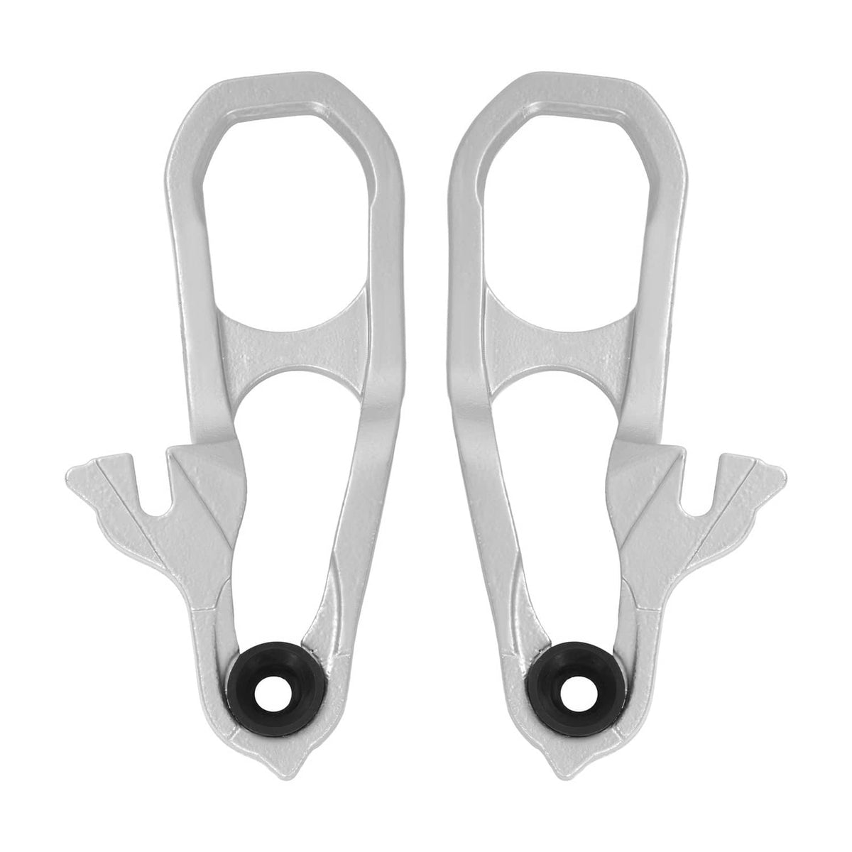 Solid Spare Pair Heavy Duty Front Car Tow Hooks with Hardware Kits For Ram 1500 DT 2019-2024