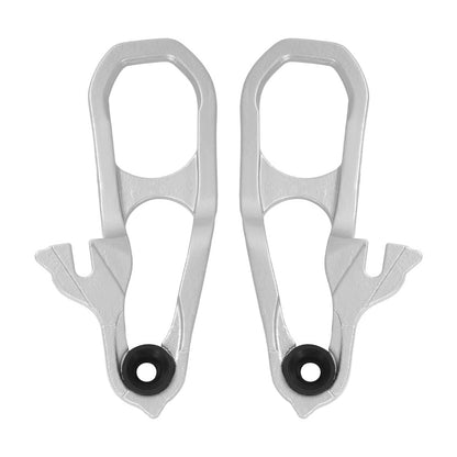Solid Spare Pair Heavy Duty Front Car Tow Hooks with Hardware Kits For Ram 1500 DT 2019-2024