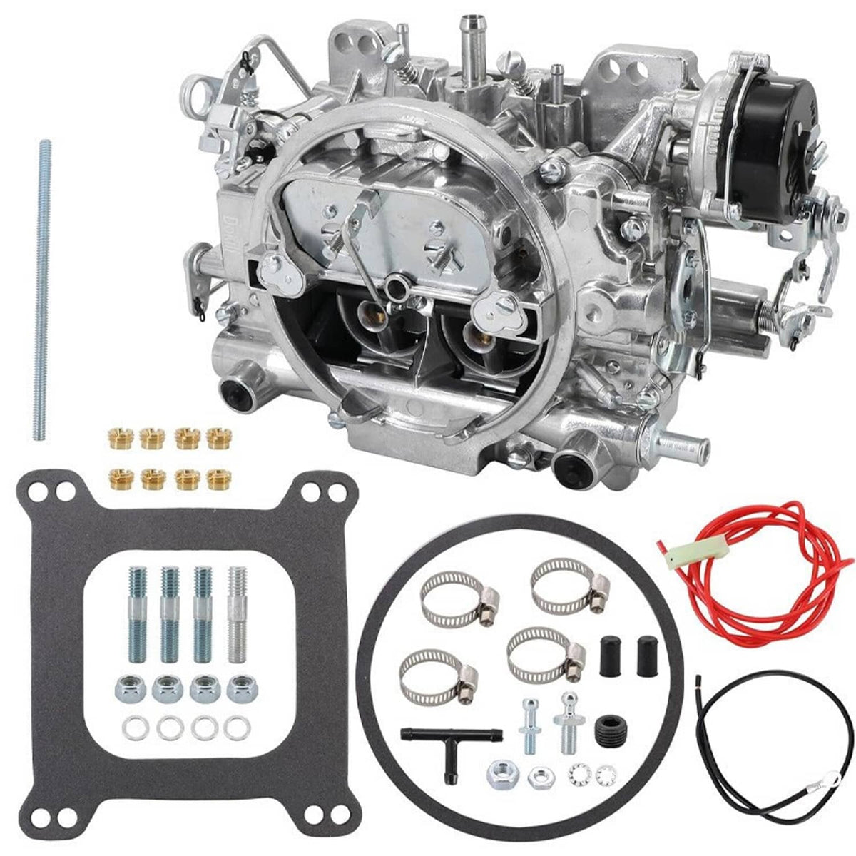 Solidspare 4 Barrel Carburetor Replace for Edelbrock 1403 Performer Electric Choke 500 CFM
