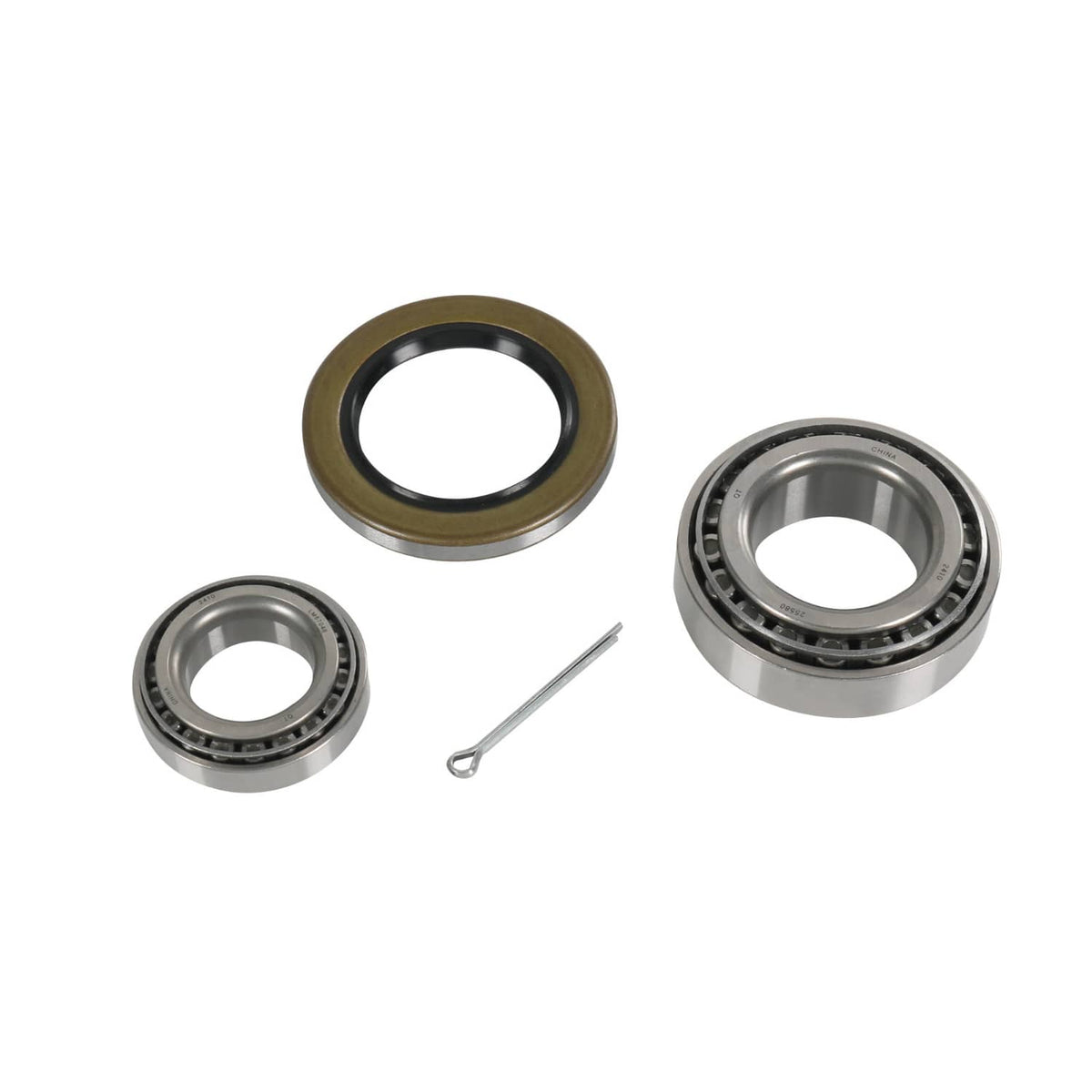 Solidspare 5200# Bearing Axle Kit 25580+ LM67048 1.25" Bearing Trailer Wheel & Mobile Home