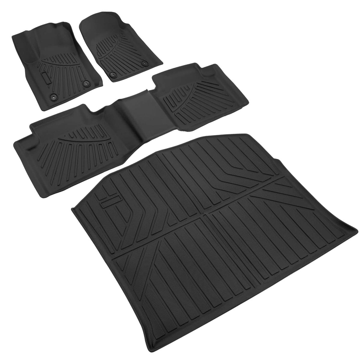 Solidspare Floor Liners Mat + Rear Cargo Liner For 2013-2024 Toyota 4Runner TPE All Weather
