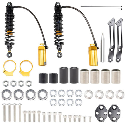 Solidspare Remote Reservoir Rear Suspensions Shock For Harley Electra Glide FLHT 2019-2022